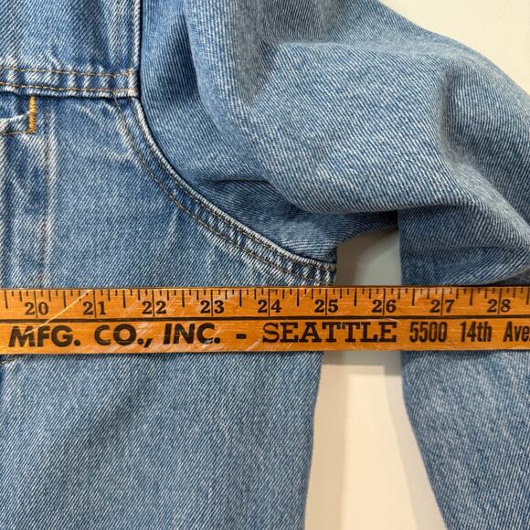 Levi's Men's Altered Trucker Jean Jacket XXL Cotton RARE HTF Blue Denim - Picture 7 of 10